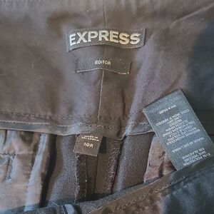Express Editor Black Pants